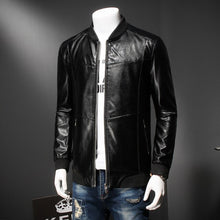 Load image into Gallery viewer, Men Leather Jackets Real Genuine Cowhide Brand Plus size Man's Motorcycle Biker Coat Winter Overcoat 10XL 8XL 6XL 5XL 4XL