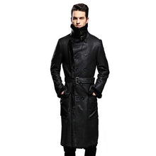 Load image into Gallery viewer, High Quality Real Sheepskin Fur Coat Casual Winter Long Thick Jacket Double Breasted Sheepskin Shearling Men Fur Warm Outwear