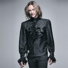 Load image into Gallery viewer, Devil Fashion Punk Leather Pants Men With Hip Holster Pocket Casual Vintage Halloween Stitched Casual Pants Men Tactical Pants