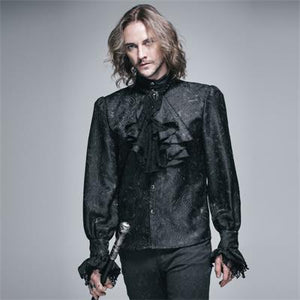 Devil Fashion Punk Leather Pants Men With Hip Holster Pocket Casual Vintage Halloween Stitched Casual Pants Men Tactical Pants