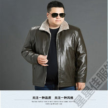 Load image into Gallery viewer, Plus 8XL 6XL 5XL Super Warm Winter Mens Coats Black/Coffee Genuine Leather Jackets Men jaqueta de couro Mink Collar Fur Inside