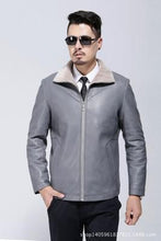 Load image into Gallery viewer, Brand 2019 New Winter Best Selling Fashion Genuine Leather Jacket Men Good Quality Casual Slim Mens Warm Fur Jacket Coat M-XXXL